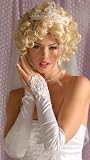 Adult White Bridal Costume Gloves
