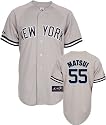Hideki Matsui Jersey: Adult 2009 Majestic Road Grey Replica #55 New York Yankees Jersey