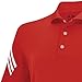adidas Men's puremotion climacool 3-Stripes Sleeve Polo - Red/White - X-Large