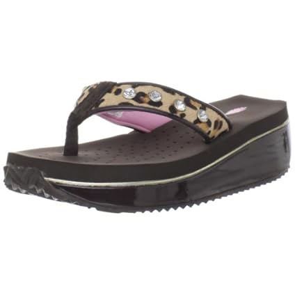 Volatile Daydream Leopard Thong Sandal (ToddlerLittle KidBig Kid) on ...