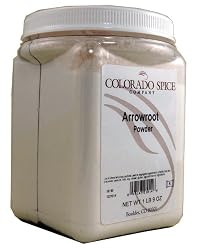 Colorado Spice Arrowroot Powder, 1 Lb 9-Ounces Jars (Pack of 2)