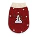 Zack & Zoey Acrylic Snow Day Medium Dog Sweater, Red