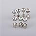 Esonstyle LED Earrings Glowing Light up Ear Drop Pendant Stud Stainless Multi-color