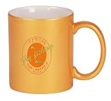 My Fly fishing World IT'S MY LIFE GET USED TO IT Coffee Mug in Metallic Colors