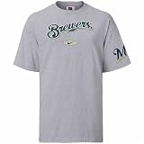 Nike - Nike Milwaukee Brewers Ash Practice T-shirt