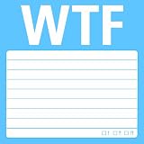 Knock Knock Sticky Notes WTF (Pack of 4)