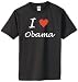 I LOVE OBAMA - Cotton T-Shirt (40 Colors)
