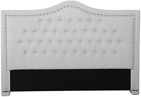 Denise Austin Home Ronan King/ Cal King Upholstered Tufted Fabric Headboard