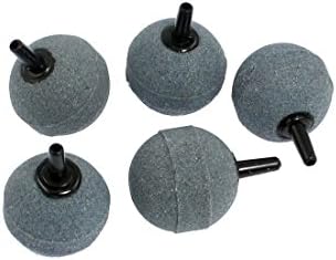 5 pcs LONG-LASTING Round Air Stone 1.2" Dia. Aquarium Fish Tank Aerator Diffuser