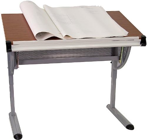 Adjustable Drawing and Drafting, Scrapbooking Tables with Pewter Frame #2433