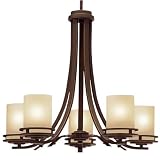 Hendrik Bronze 24 1/2 Wide 5-Light Chandelier
