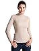 PrettyGuide Women's Ribbed Turtleneck Long Sleeve Sweater Tops