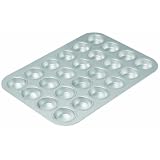 Chicago Metallic Commercial II Traditional Uncoated 24-cup Mini Muffin Pan by