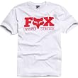 Fox Racing Daytona Retro Men's Short-Sleeve Casual Shirt - White/Red