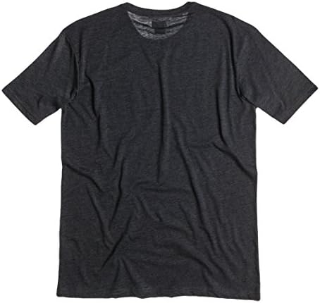 DC Men's Basic Pocket Tee Knit Top, Black Heather, Large