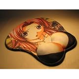 3D Mouse Pad Anime girl Girl in Black Bikini