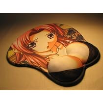 3D Mouse Pad Anime girl Girl in Black Bikini