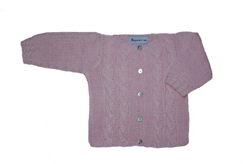 Four Cable Sweater for Baby Girl