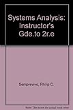 Instructor's guide to accompany Systems analysis: definition, process, and design, second edition