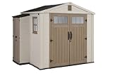 Keter 17190649 Infinity 8x6 Storage Building with Side Cabinet