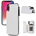 iphone X Wallet Case, iphone X Case with Card Holder, JOYAKI iphone X Slim Leather Case with Credit Card Holder Shockproof Protective Case with a Free Screen Protector For iPhone X 5.8 inch-White