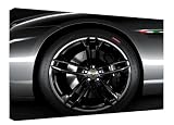 Lamborghini Wheels Estogue Itailian Alloy A3 Medium Framed Canvas Art