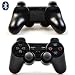 ATC PlayStation 3 Dualshock 3 Wireless Controller (Black) Support two SENSOR functions