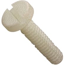 Fiberglass Machine Screw, Pan Head, Slotted Drive