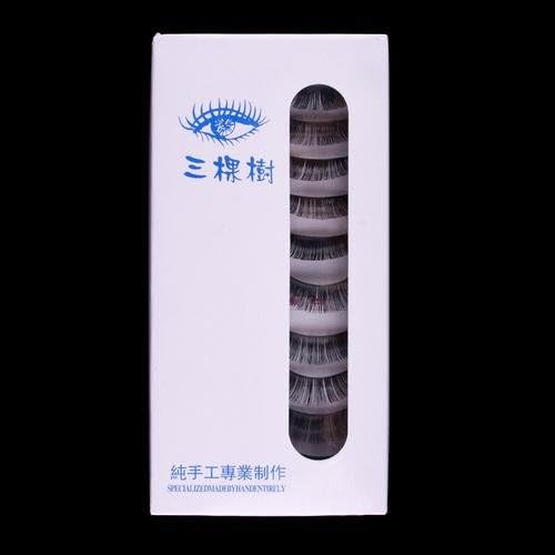 10 Pairs New Make-up Long False Lashes Natural Popular Eye Lashes 198