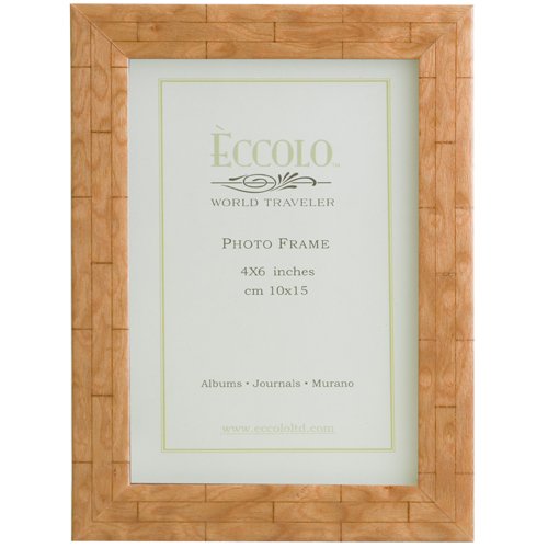 Wall Tan, Handmade Italian Picture Frame, 5x7, Gift Boxed