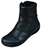 DocComfort Damen Stiefel/Stiefelette Nappaleder, Teddyfutter 100% Polyester, Gemi Tex, PU-Sohle in grau Weite H, Größe 5.5, Artikelnummer EH480453