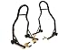 Gorilla Sport Bike Motorcycle Front & Rear Combo Wheel Lift Stands Fork & Swingarm Stands Paddock Stands Fits Yamaha Honda Kawasaki Suzuki Ducati Bmw