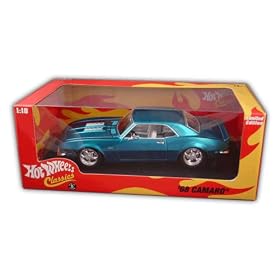 Hot Wheels 1:18 Classics 1968 Chevy Camaro - Blue H8765
