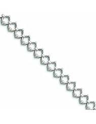 14K White Gold Holds up to 29 2.25mm Stones Add-A-Diamond Tennis Bracelet M