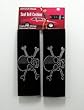 - 	 Silver Skull Pair Shoulder Seat Belt Pad Crystals Studded Rhinestone Car Truck SUV