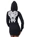 Dereon Sexy Back Hoody Dress Black L