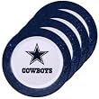 Dallas Cowboys NFL Dinner Plates (4 Pack)