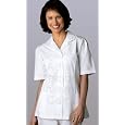 Embroidered Collar Nurse Top