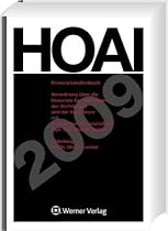 HOAI Honorartabellenbuch mit erweiterten Honorartabellen 2009: Verordnung über die Honorare für Leistungen der Architekten und der Ingenieure