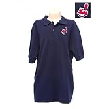 Cleveland Indians MLB Boys "Original" Pique Polo Shirt (Navy)