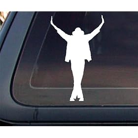 Michael Jackson Silhouette This Is It Car Decal / Sticker