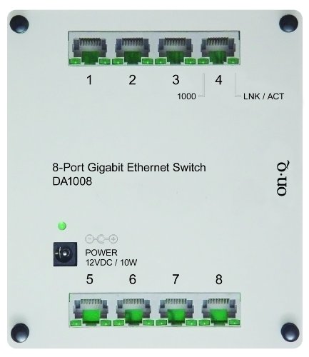 On-Q / Legrand DA1008 8-Port Gigabit Switch On Sale