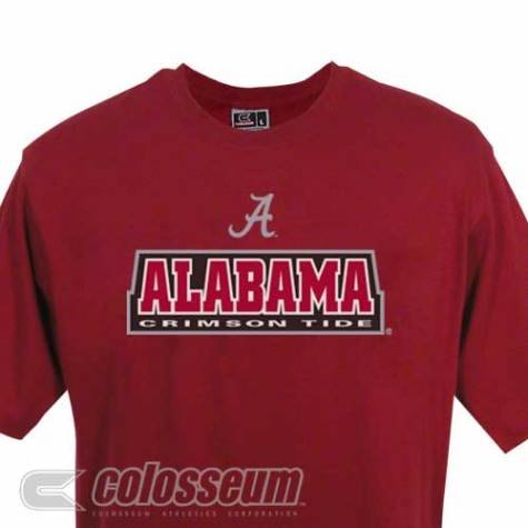 Buy Men's Alabama Crimson Tide S S Campus Yard Printed T-shirt