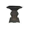 Ornate Outdoor Tabletop Fire Urn