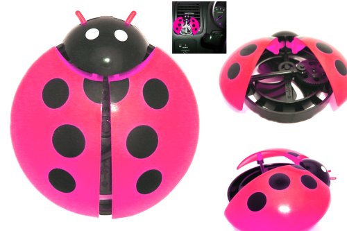 Cuffu Dynamic Hot Pink Ladybug Air Freshener