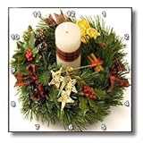 Advent Wreath - 10x10 Wall Clock