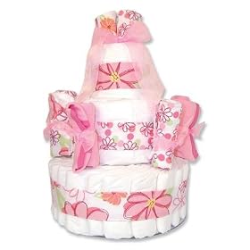 Hula Baby 3 Tier Diaper Cake