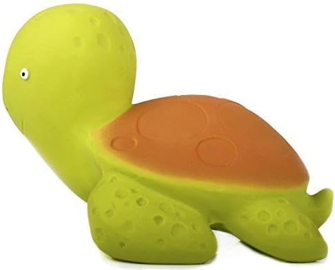 CaaOcho Ocean - Mele the Sea Turtle Natural Rubber Bath Toy - Hermetically Sealed, BPA, PVC, phthalates Free by Nova Nature