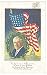 Woodrow Wilson And The American Flag Postcard