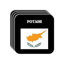Cyprus - POTAMI Set of 4Mini-Mousepad Coasters